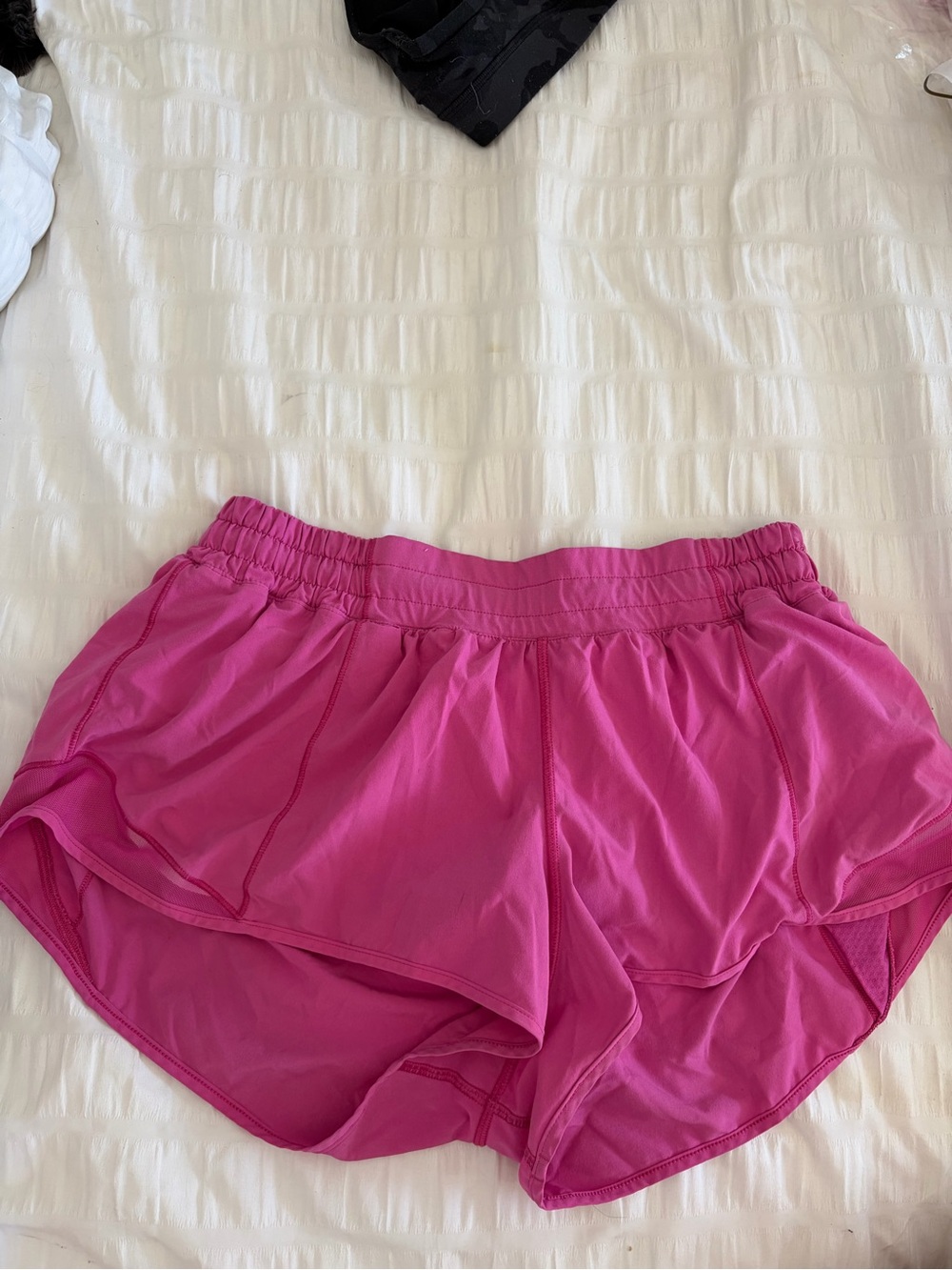 lululemon athletica Bright Pink Running Shorts